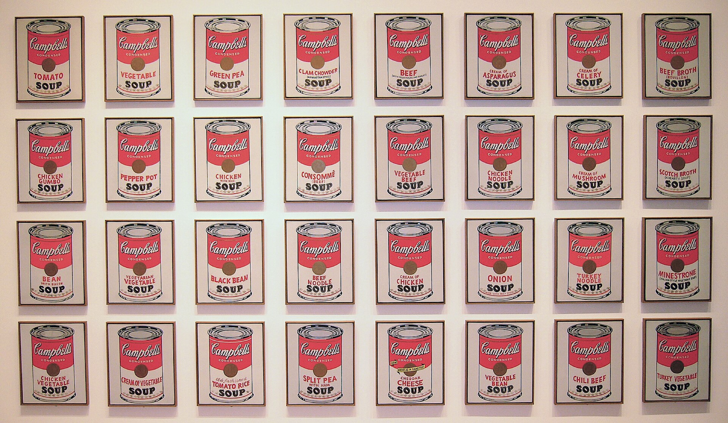 Campbell's Soup Cans de Andy Warhol