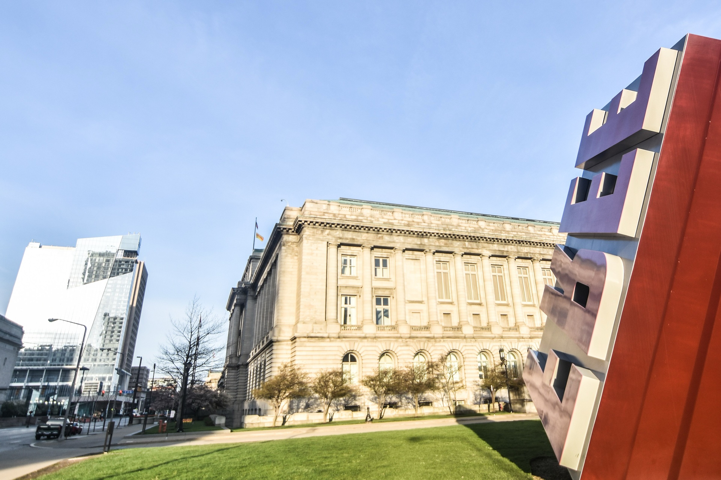 Free Stamp de Claes Oldenburg y Coosje van Bruggen