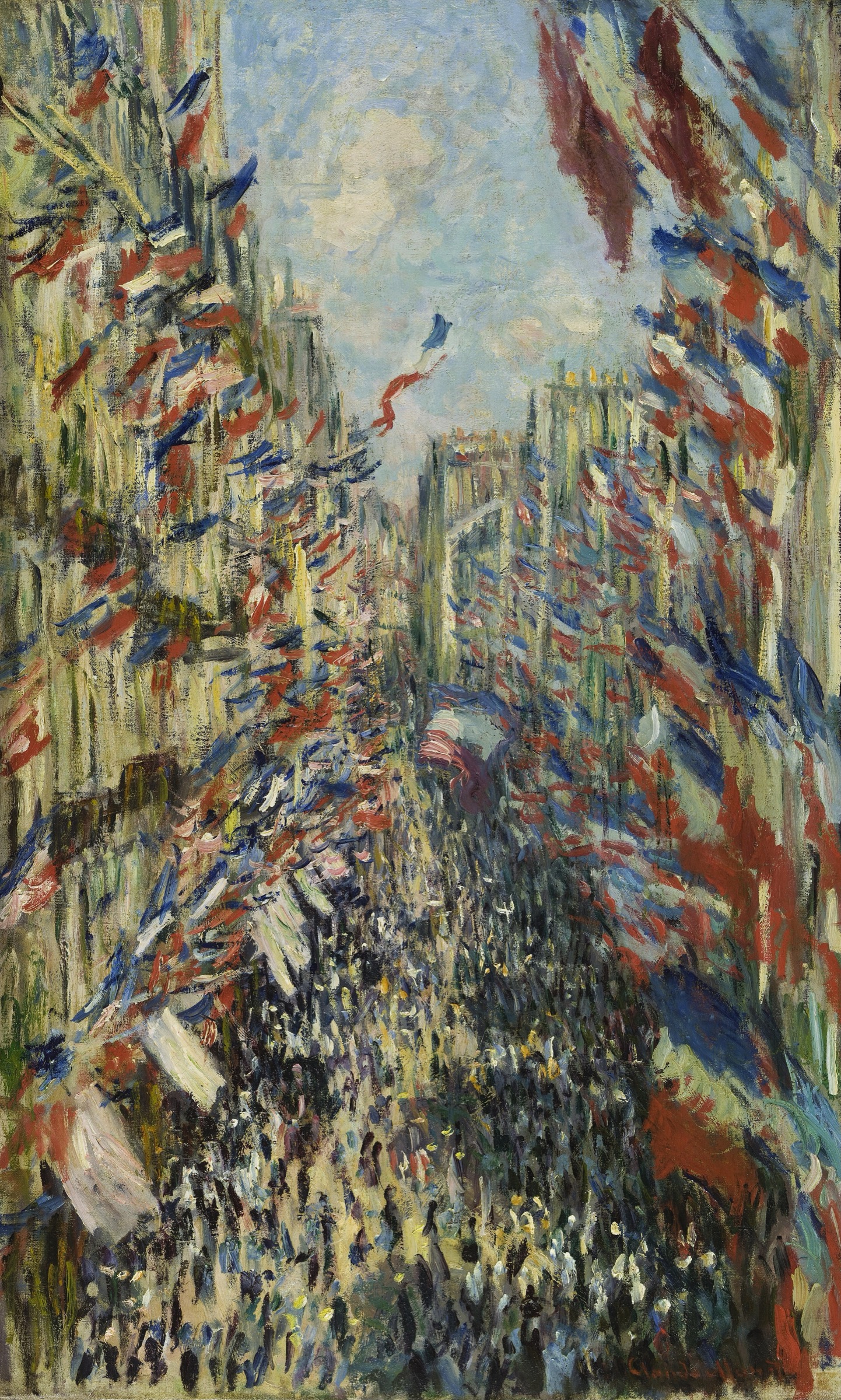 La calle Montorgueil de Claude Monet