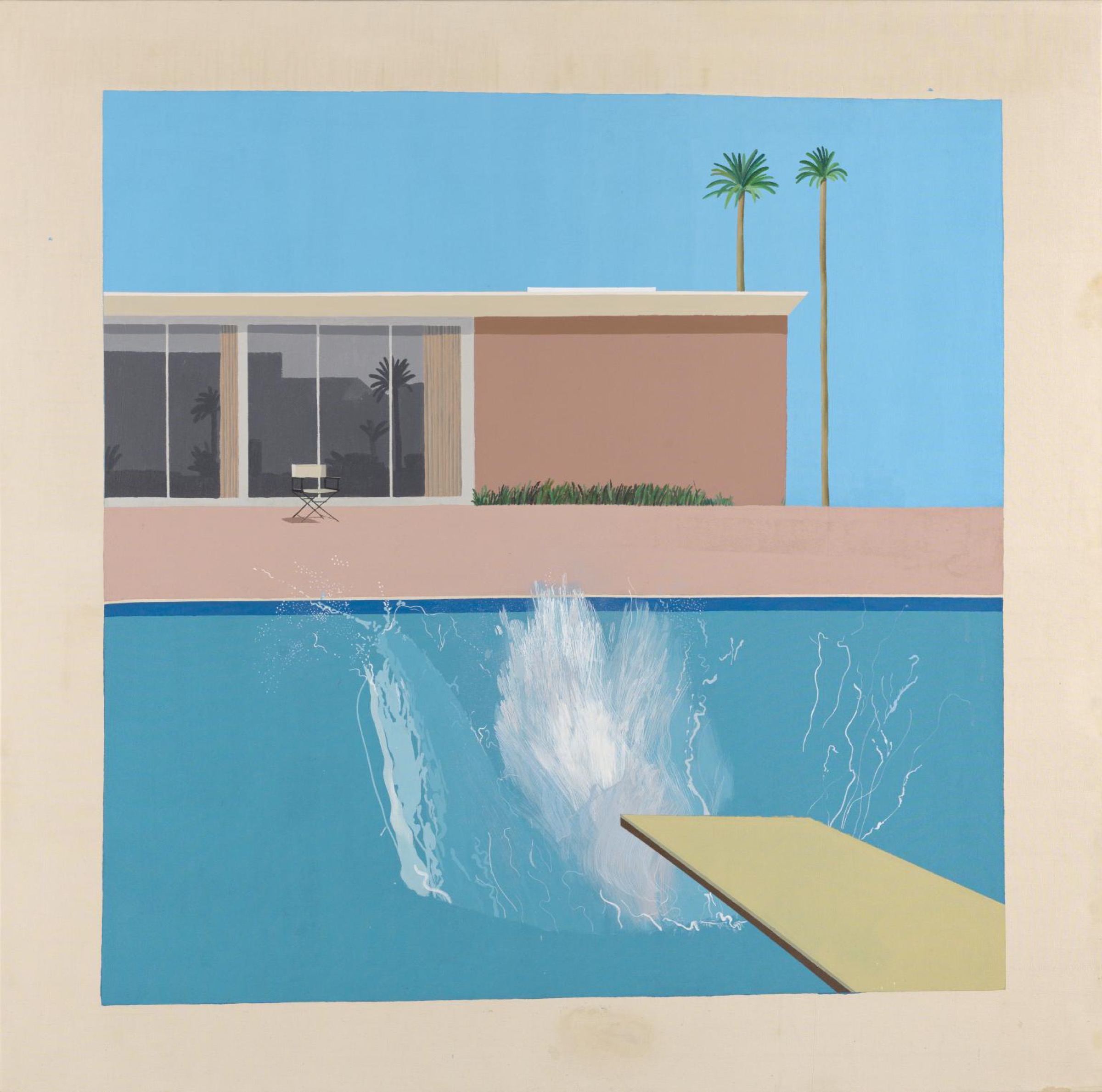 A Bigger Splash de David Hockney