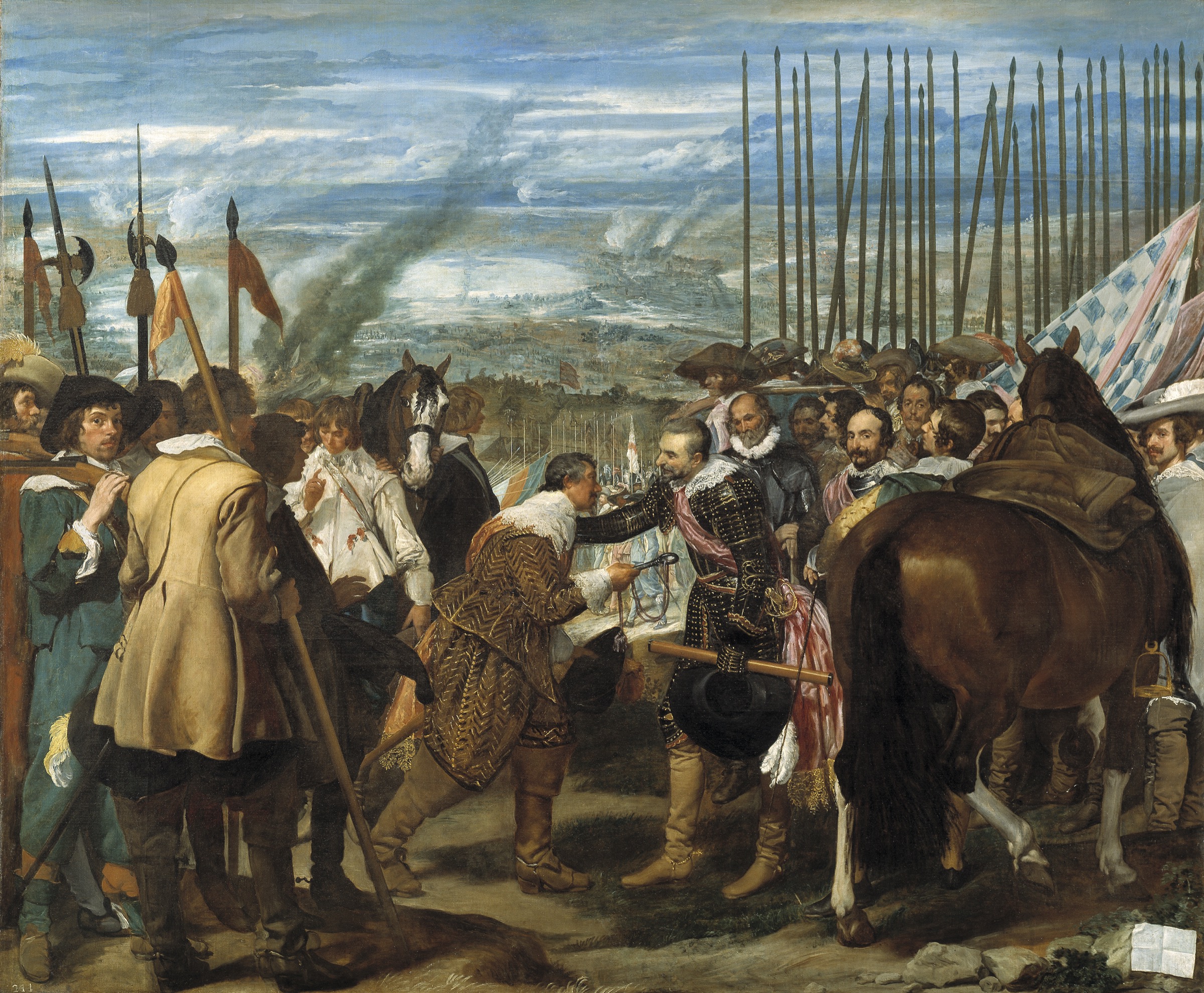 La rendicion de Breda de Diego Velázquez