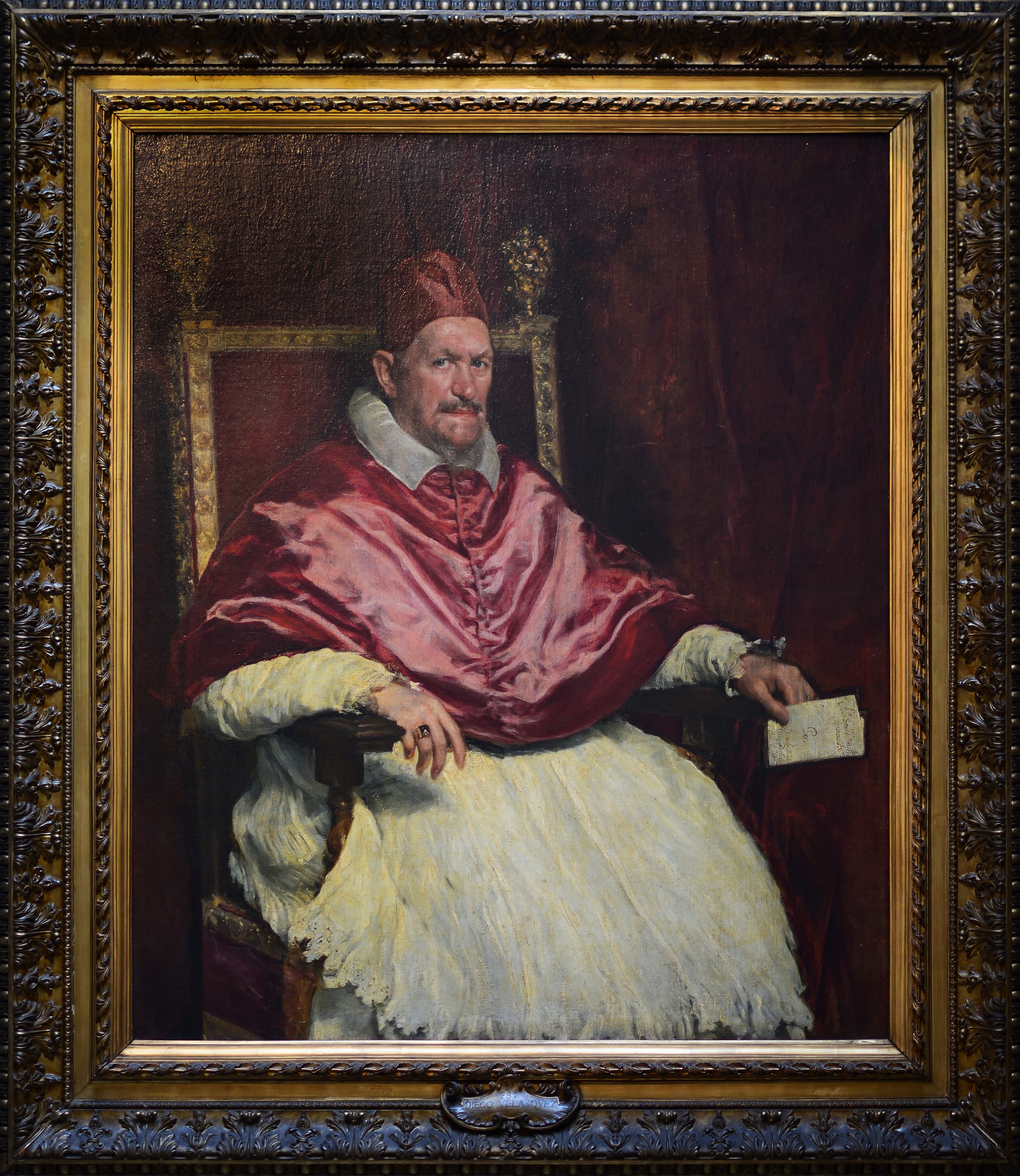 Retrato del papa Inocencio X de Diego Velázquez