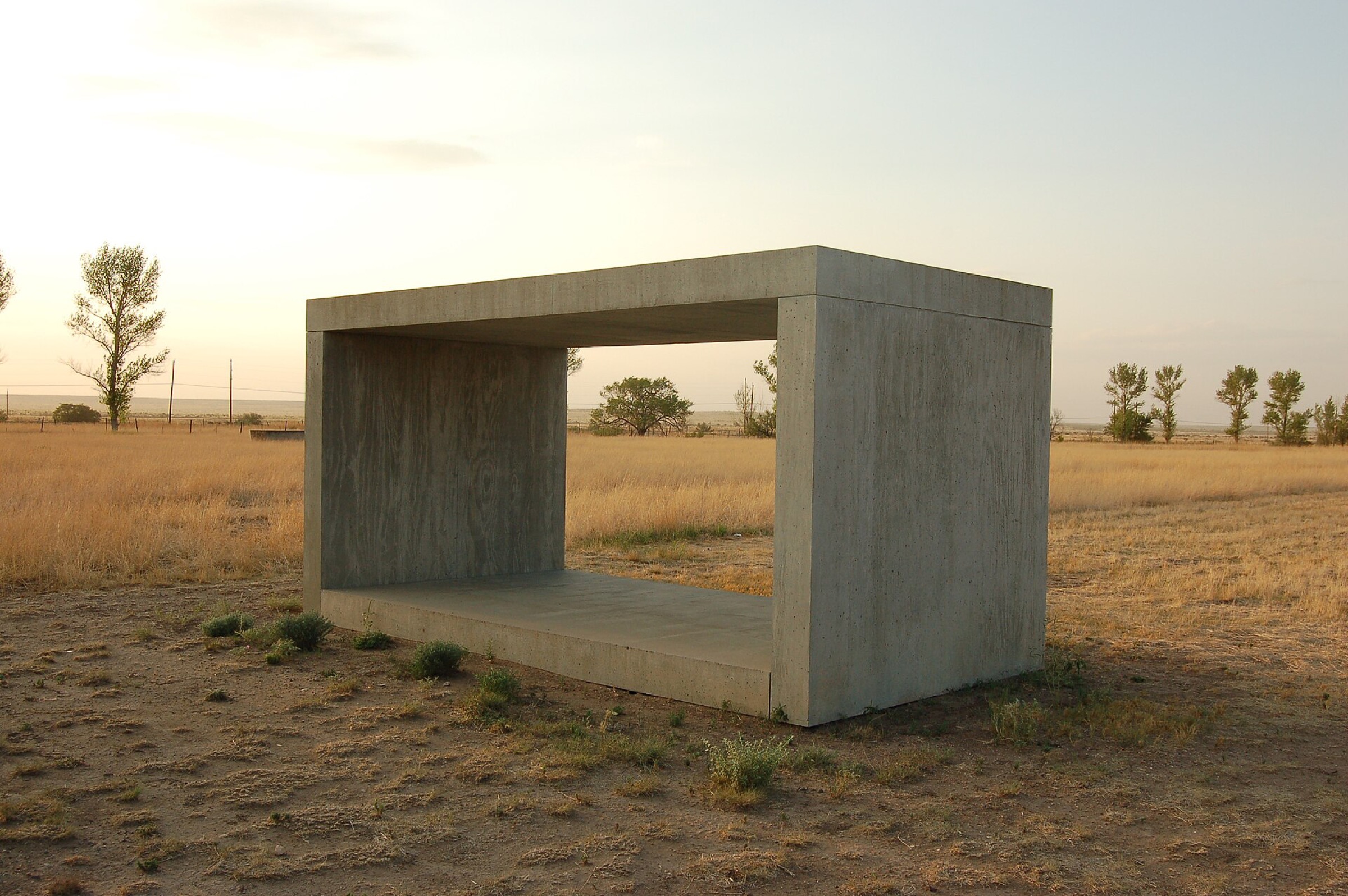 15 obras sin título en hormigón de Donald Judd