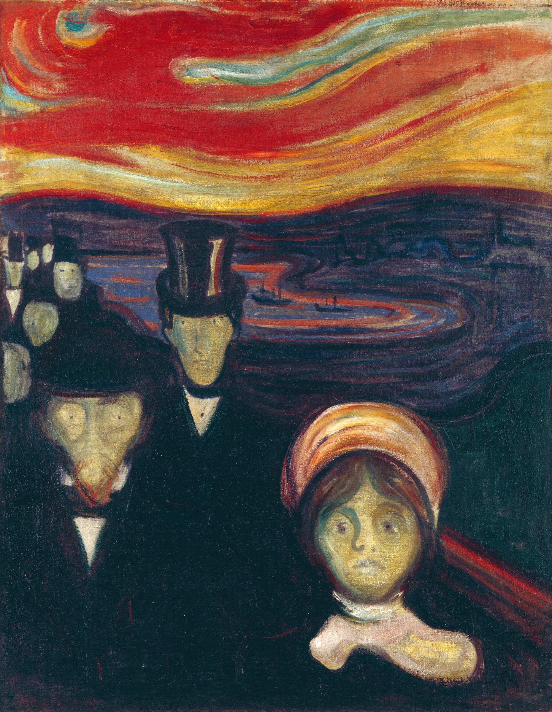 Ansiedad de Edvard Munch