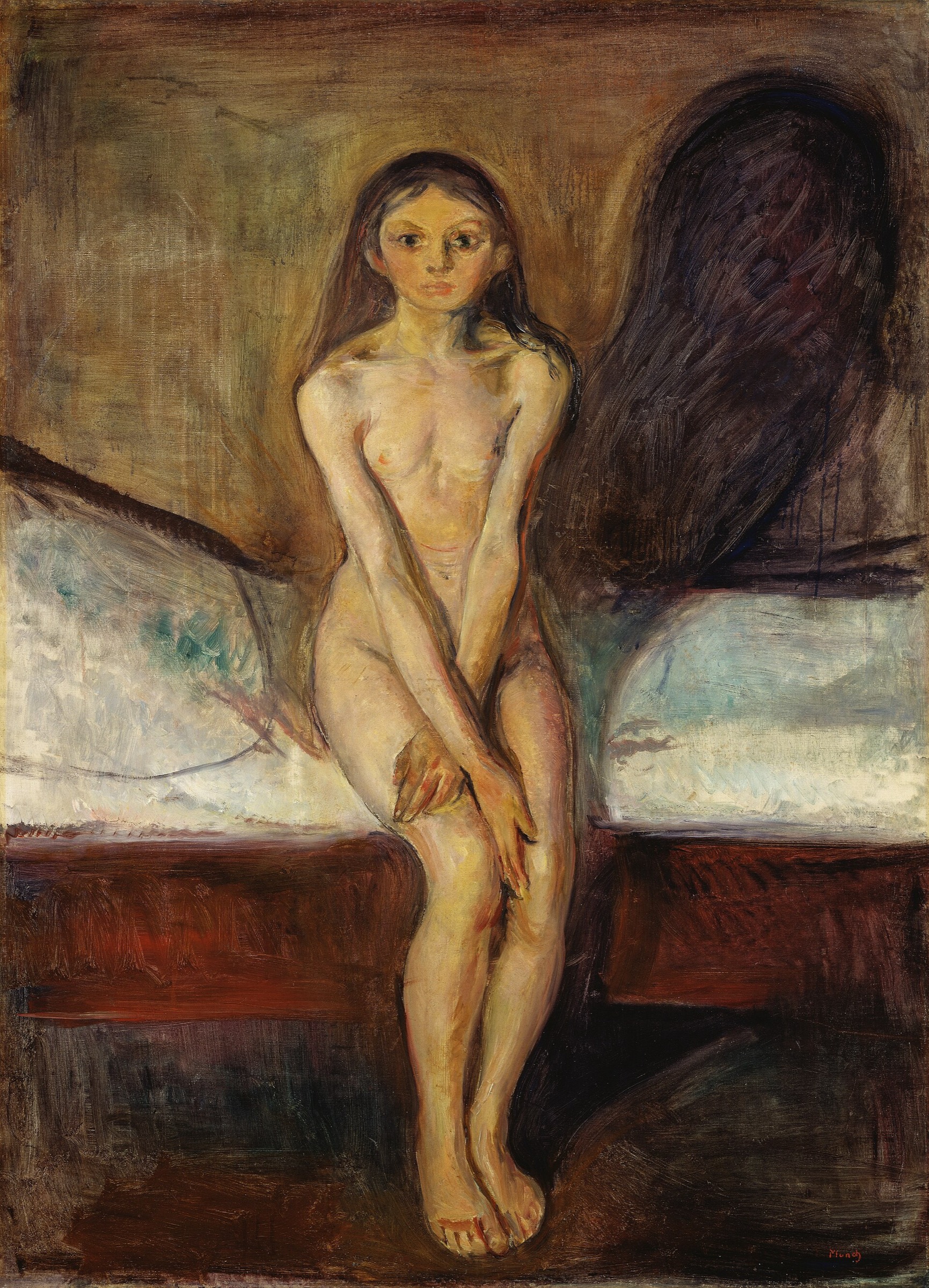 La pubertad de Edvard Munch