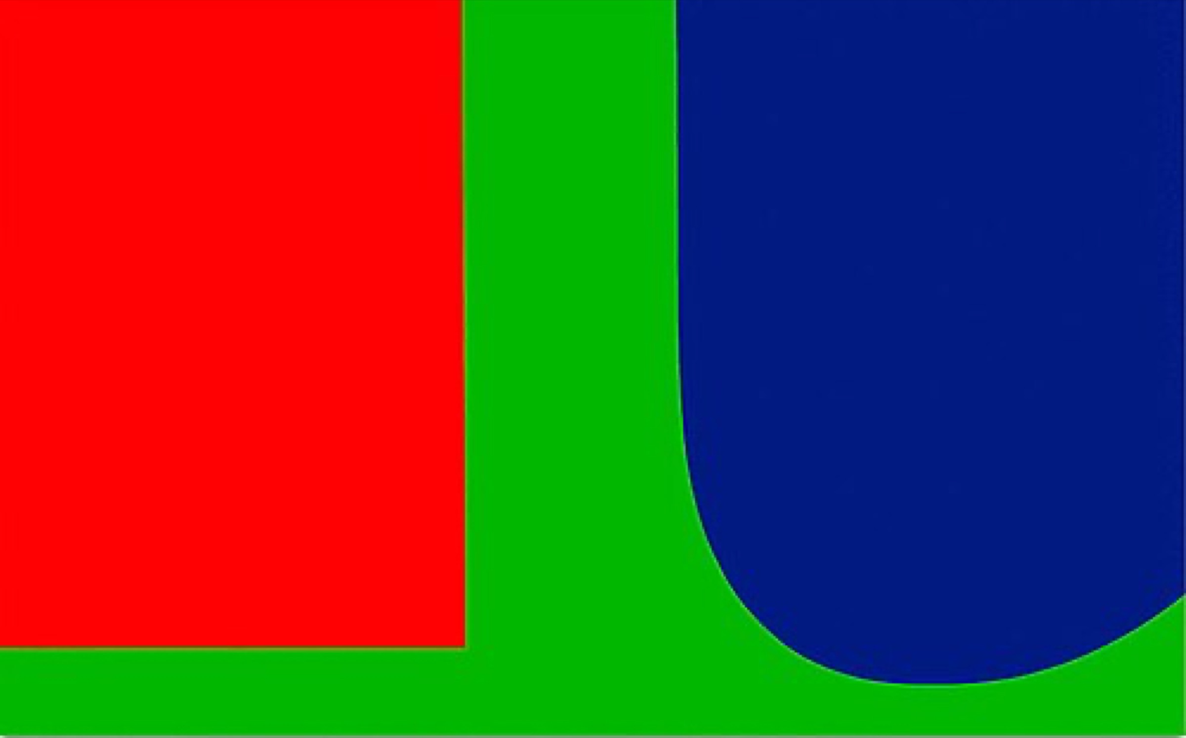 Red Blue Green de Ellsworth Kelly
