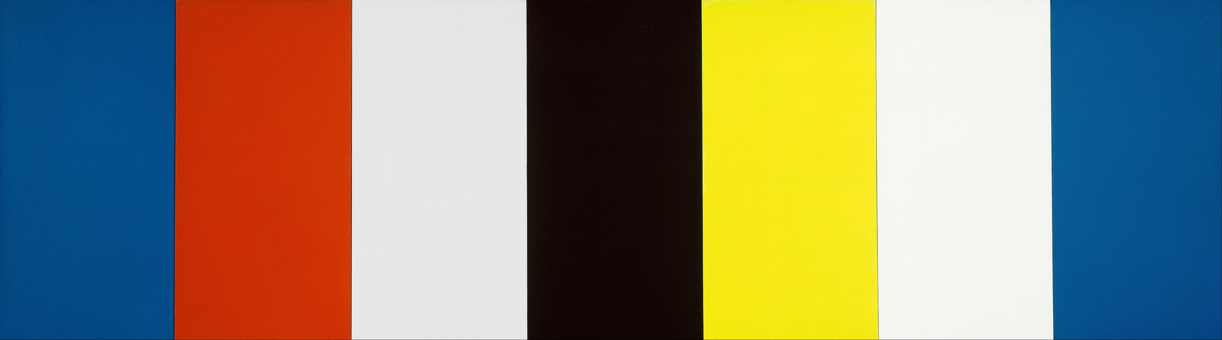 Red Yellow Blue White and Black de Ellsworth Kelly