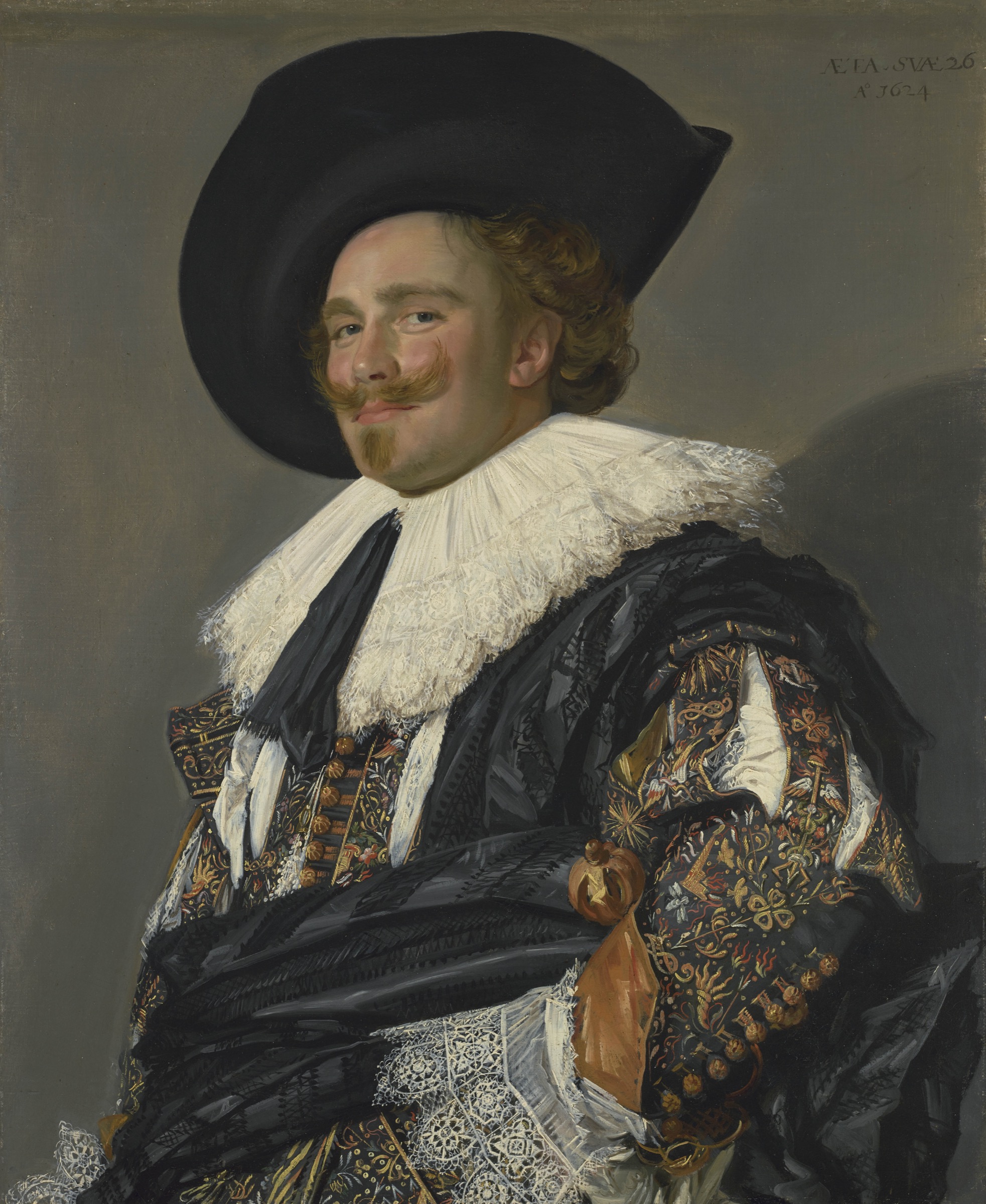 El caballero sonriente de Frans Hals
