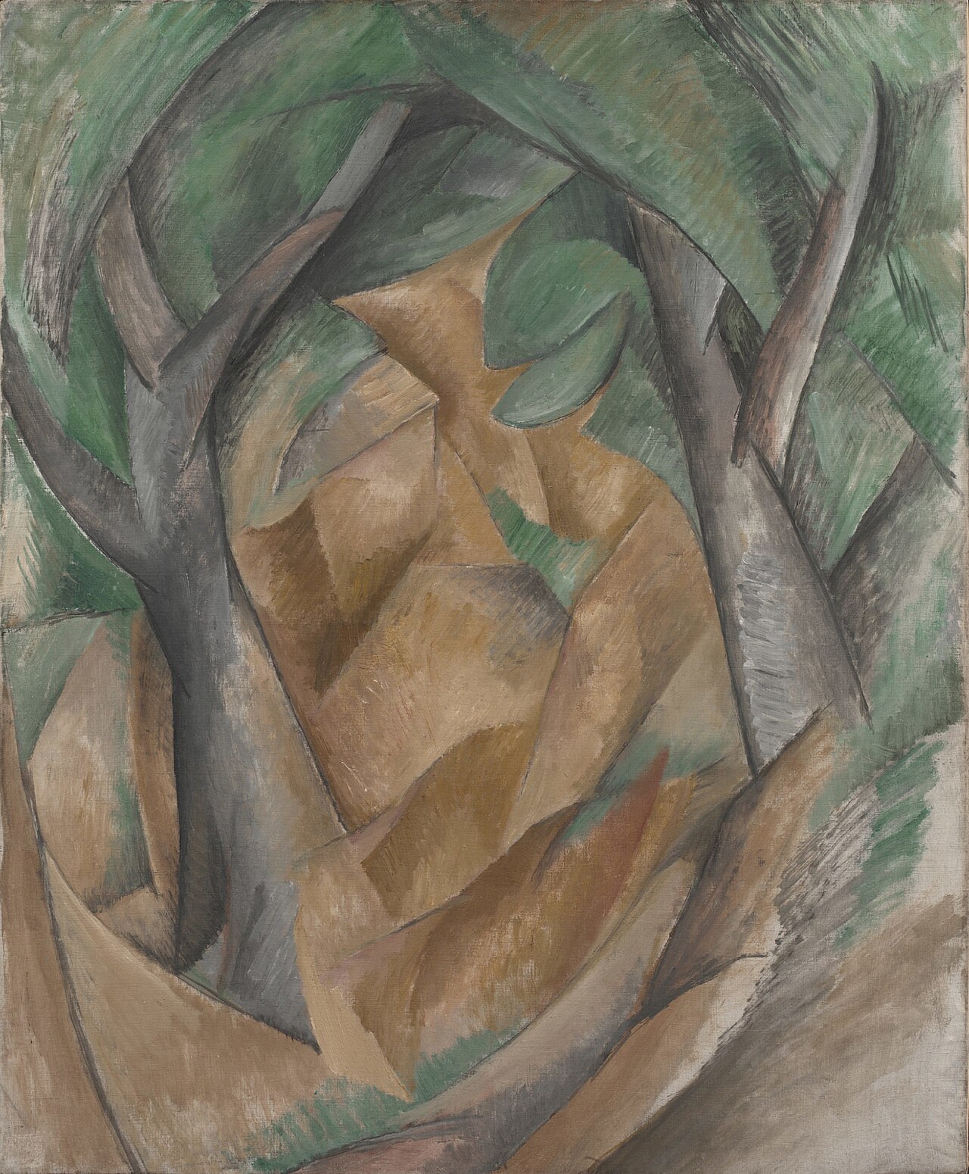 Árboles en L'Estaque de Georges Braque