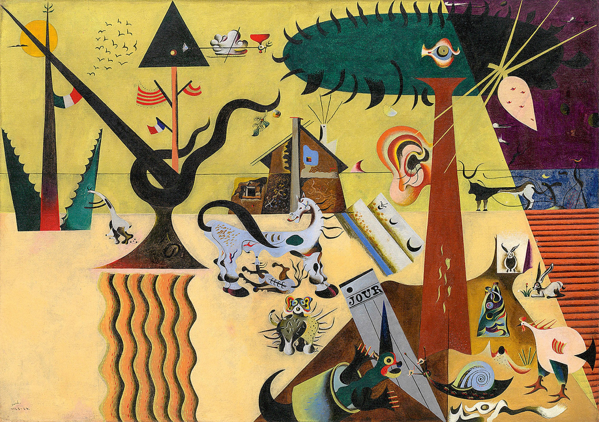 El campo labrado de Joan Miro