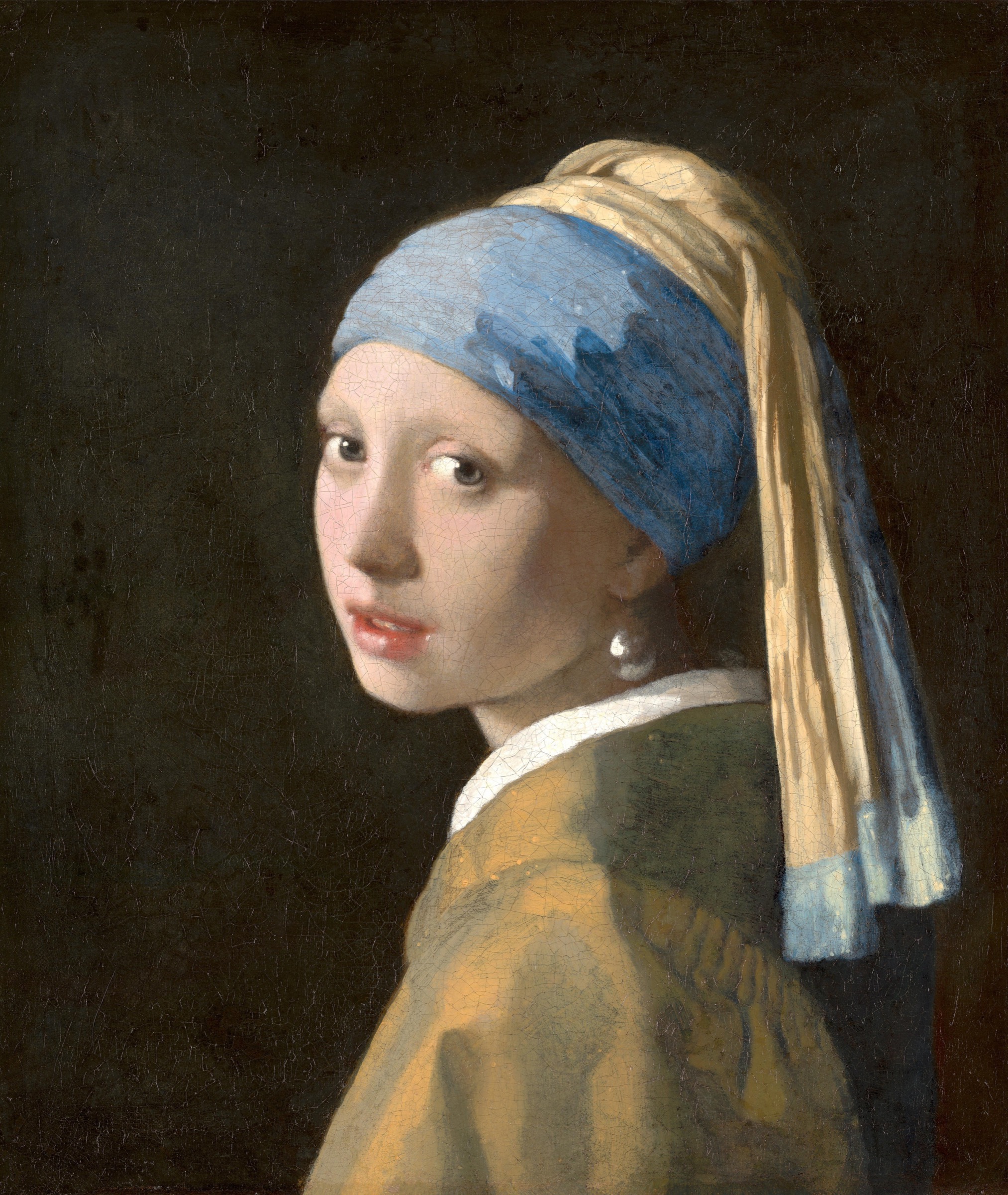 Muchacha con pendiente de perla de Johannes Vermeer