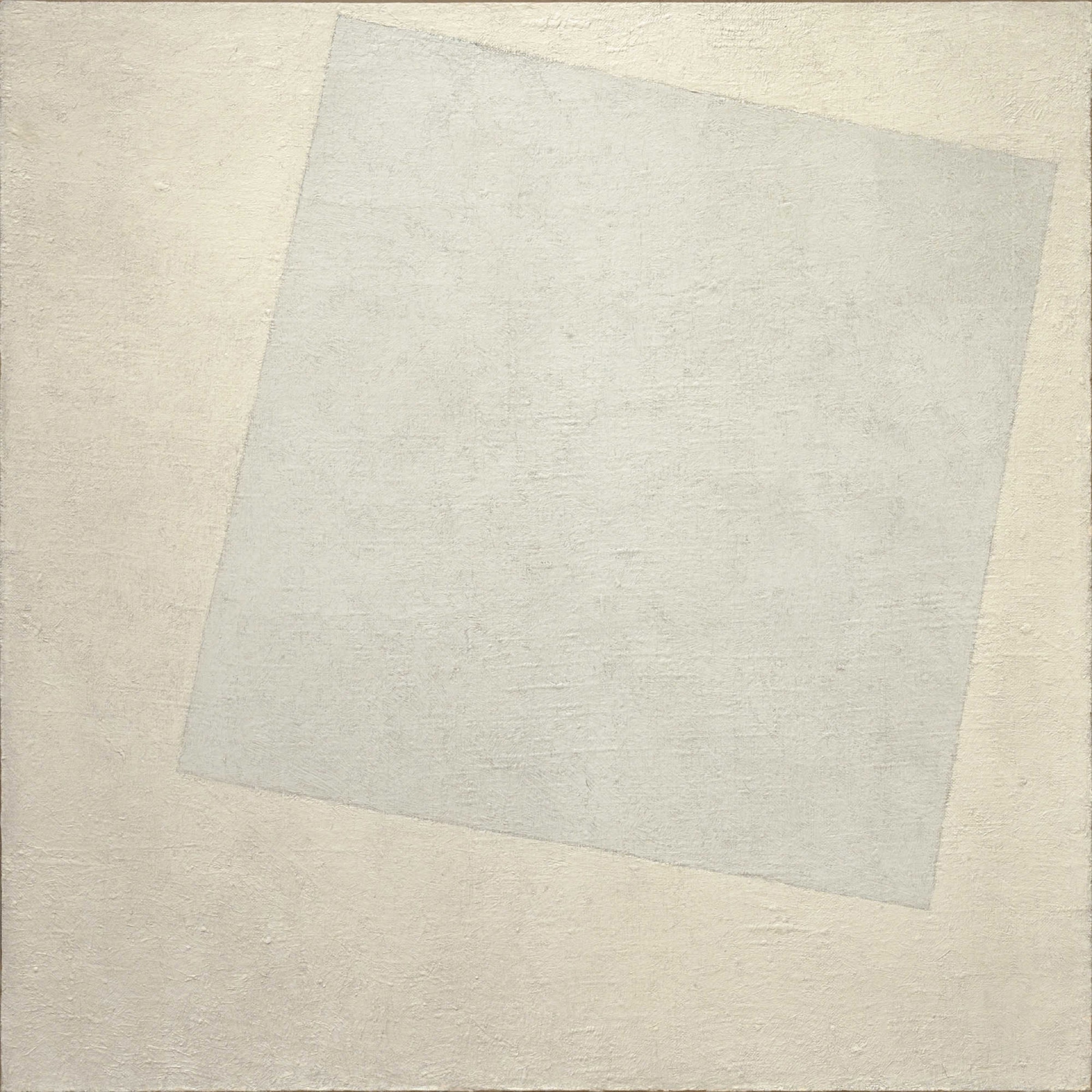 Blanco sobre blanco de Kazimir Malevich