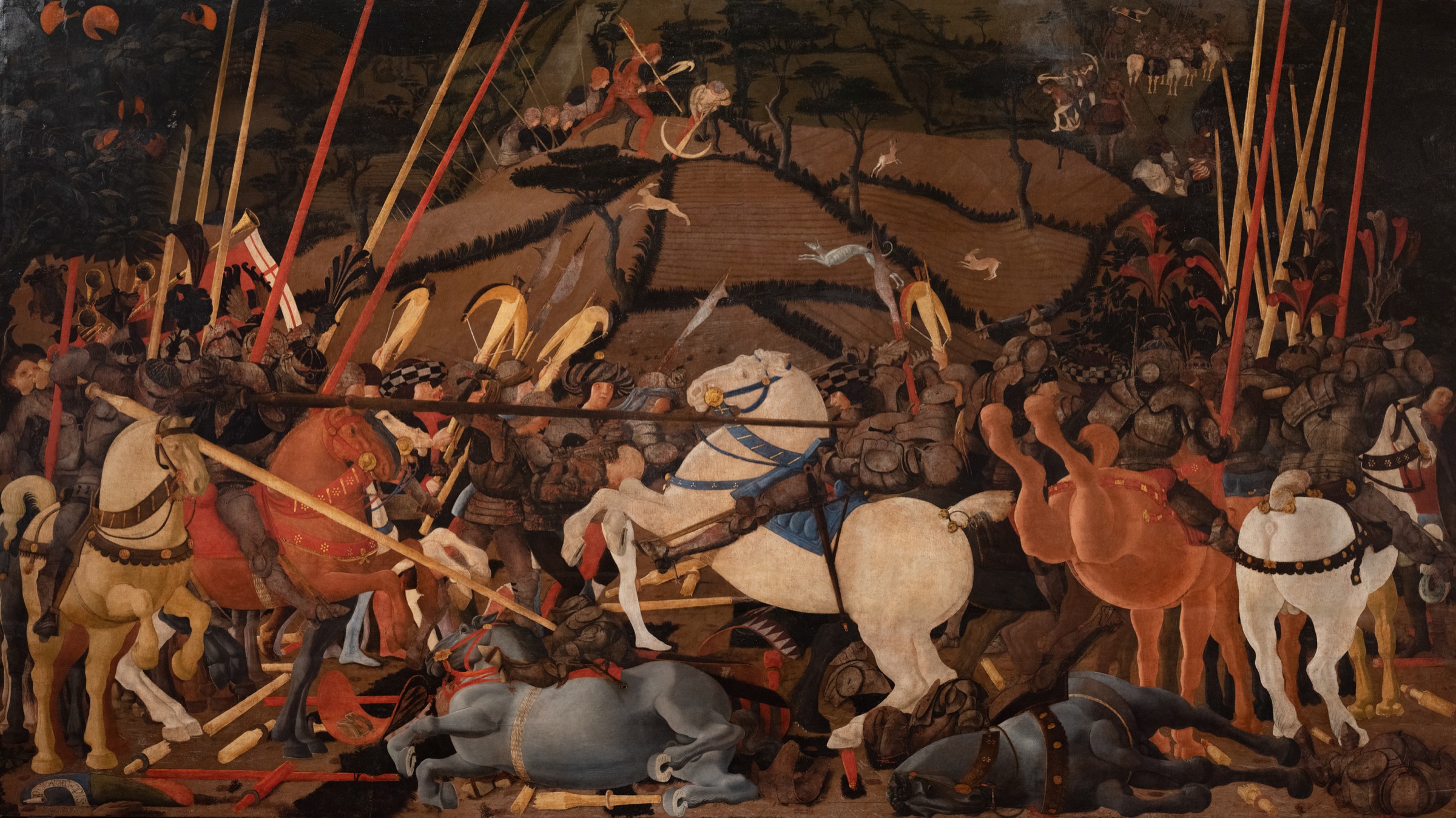 La batalla de San Romano de Paolo Uccello