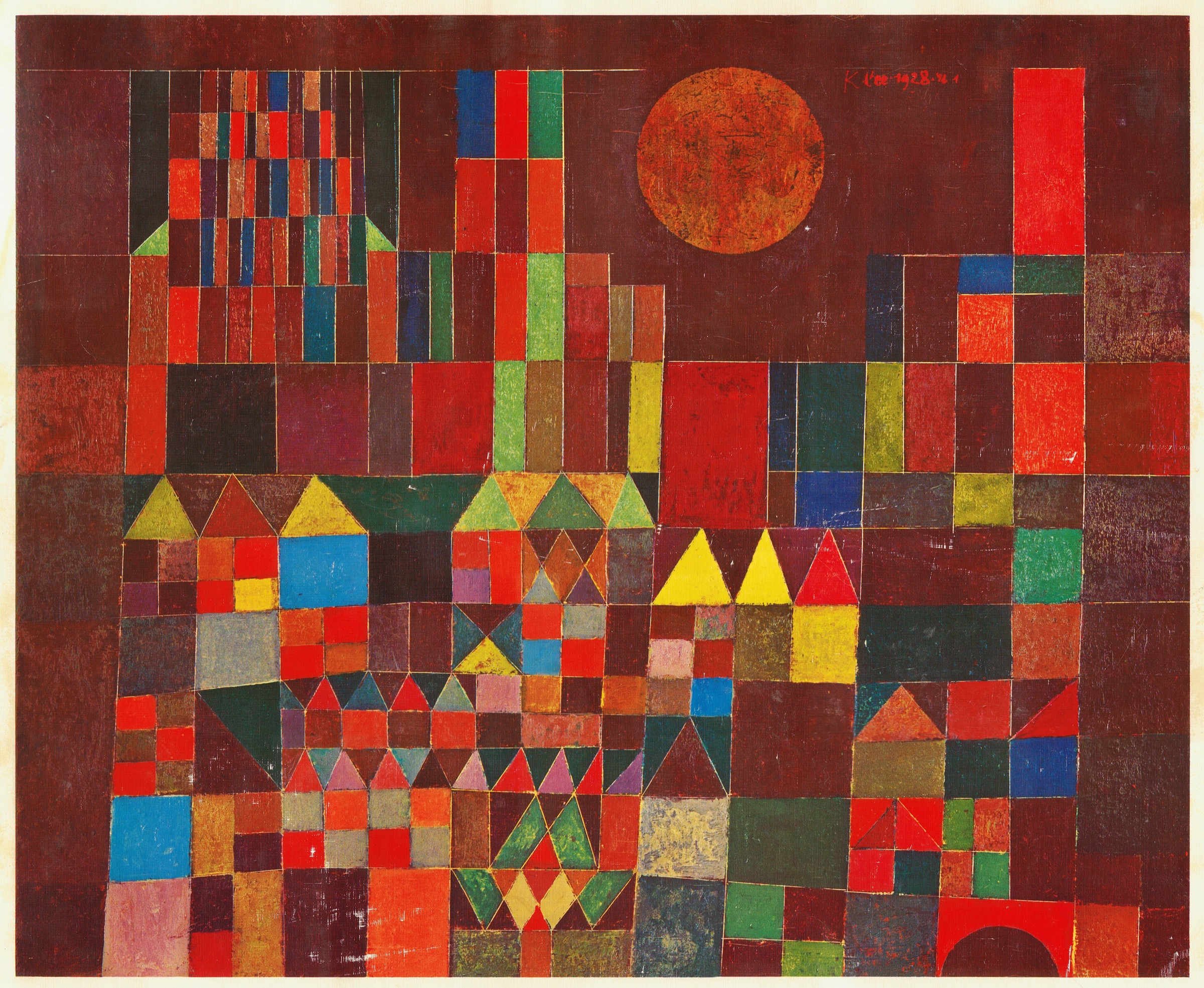 Castillo y sol de Paul Klee
