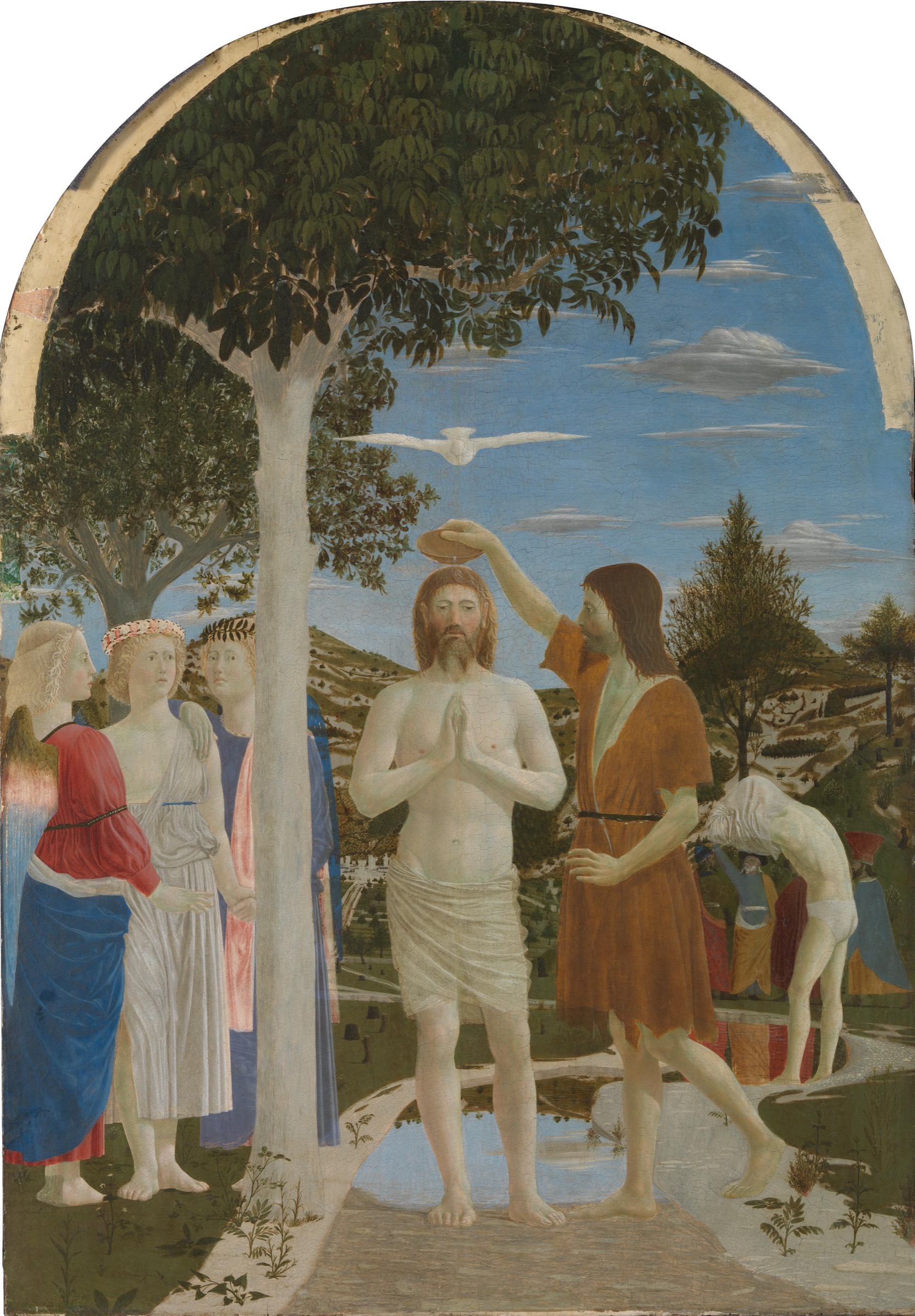 El bautismo de Cristo de Piero della Francesca