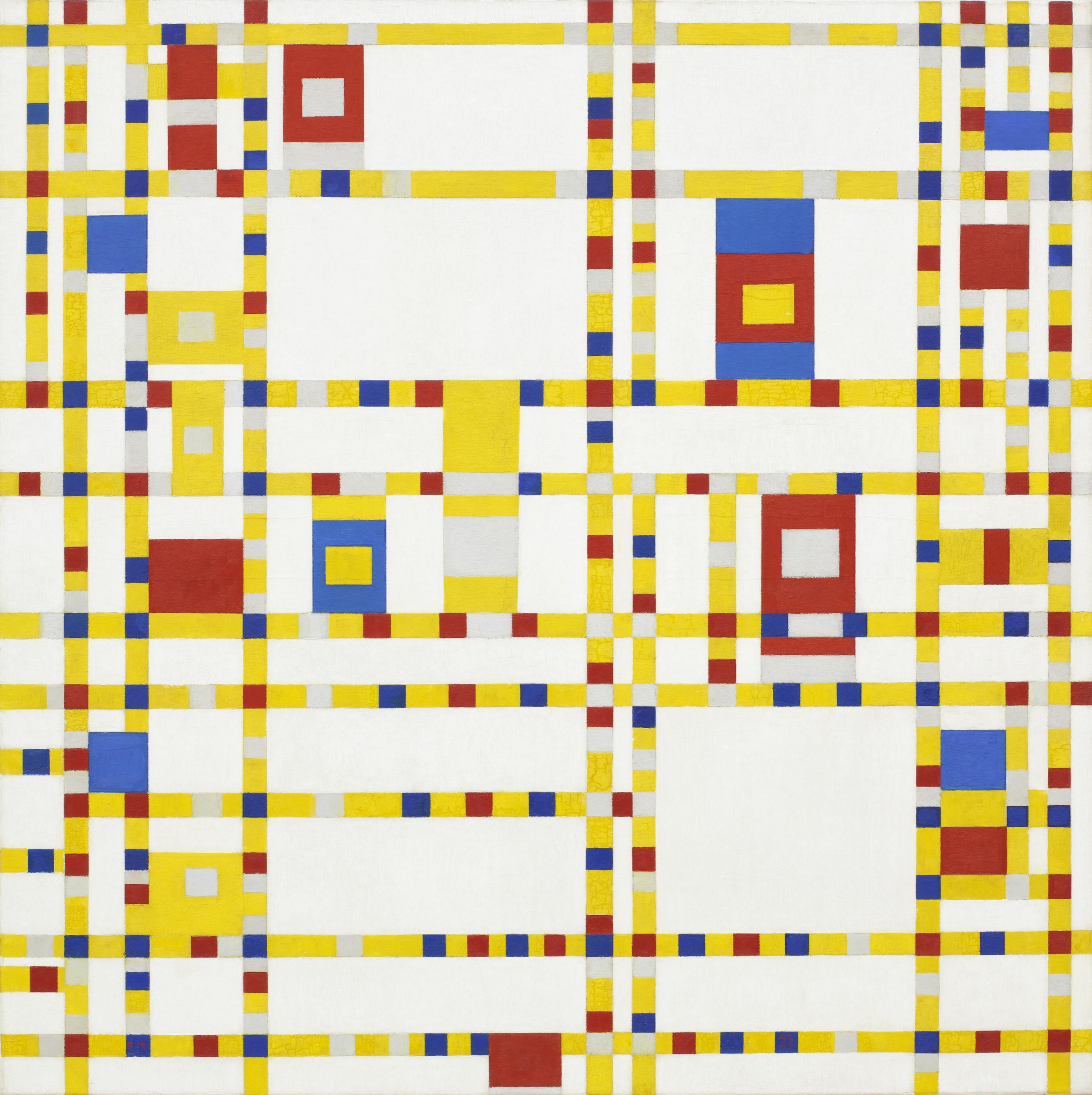 Broadway Boogie-Woogie de Piet Mondrian