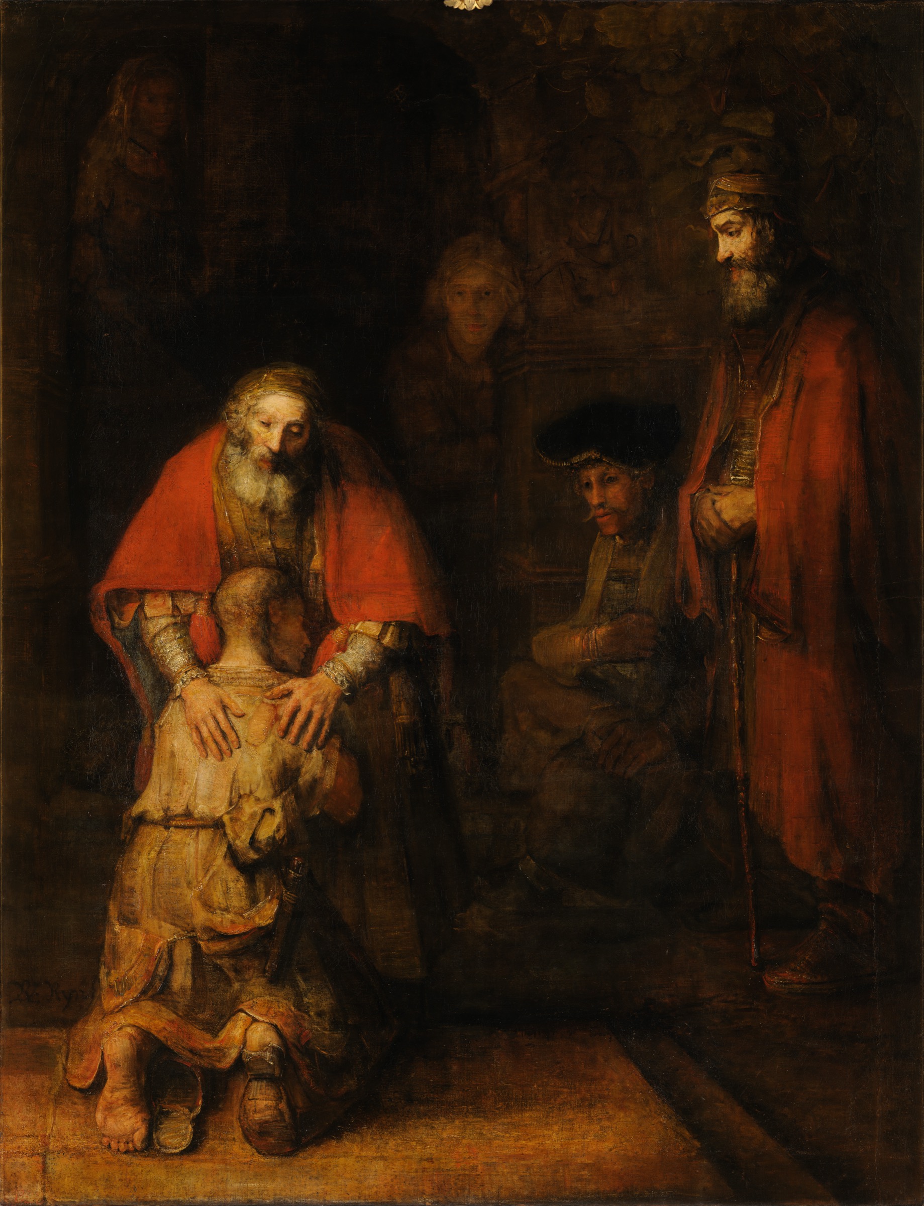 El regreso del hijo prodigo de Rembrandt van Rijn