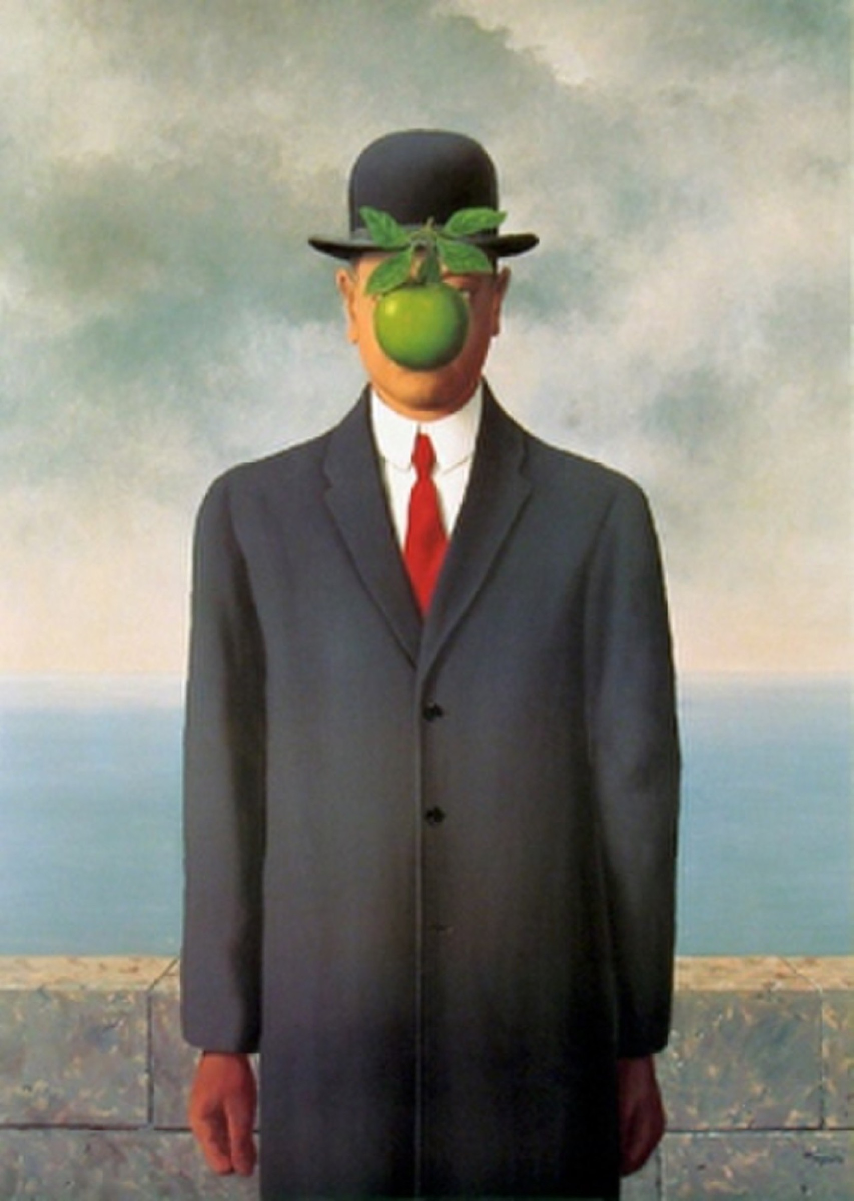 El hijo del hombre de Rene Magritte