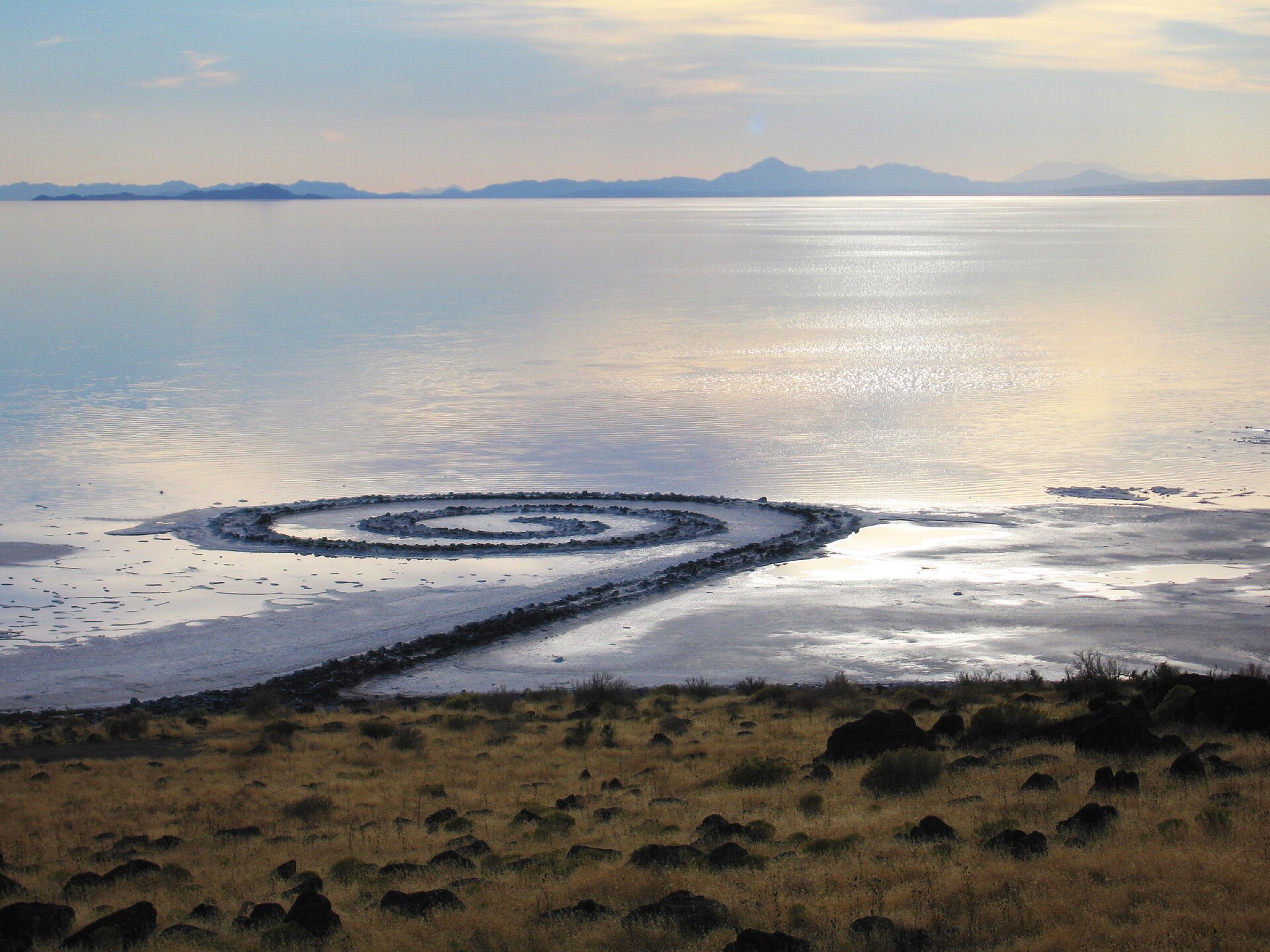 Spiral Jetty de Robert Smithson