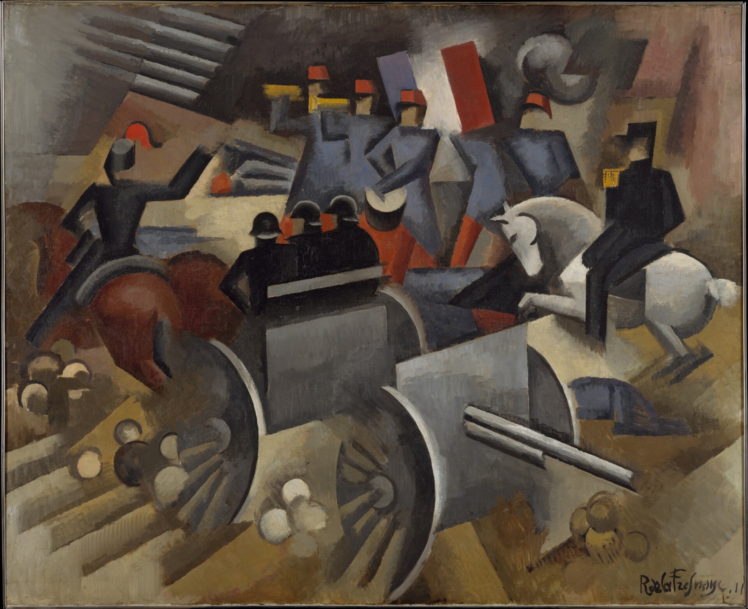 Artillería de Roger de La Fresnaye