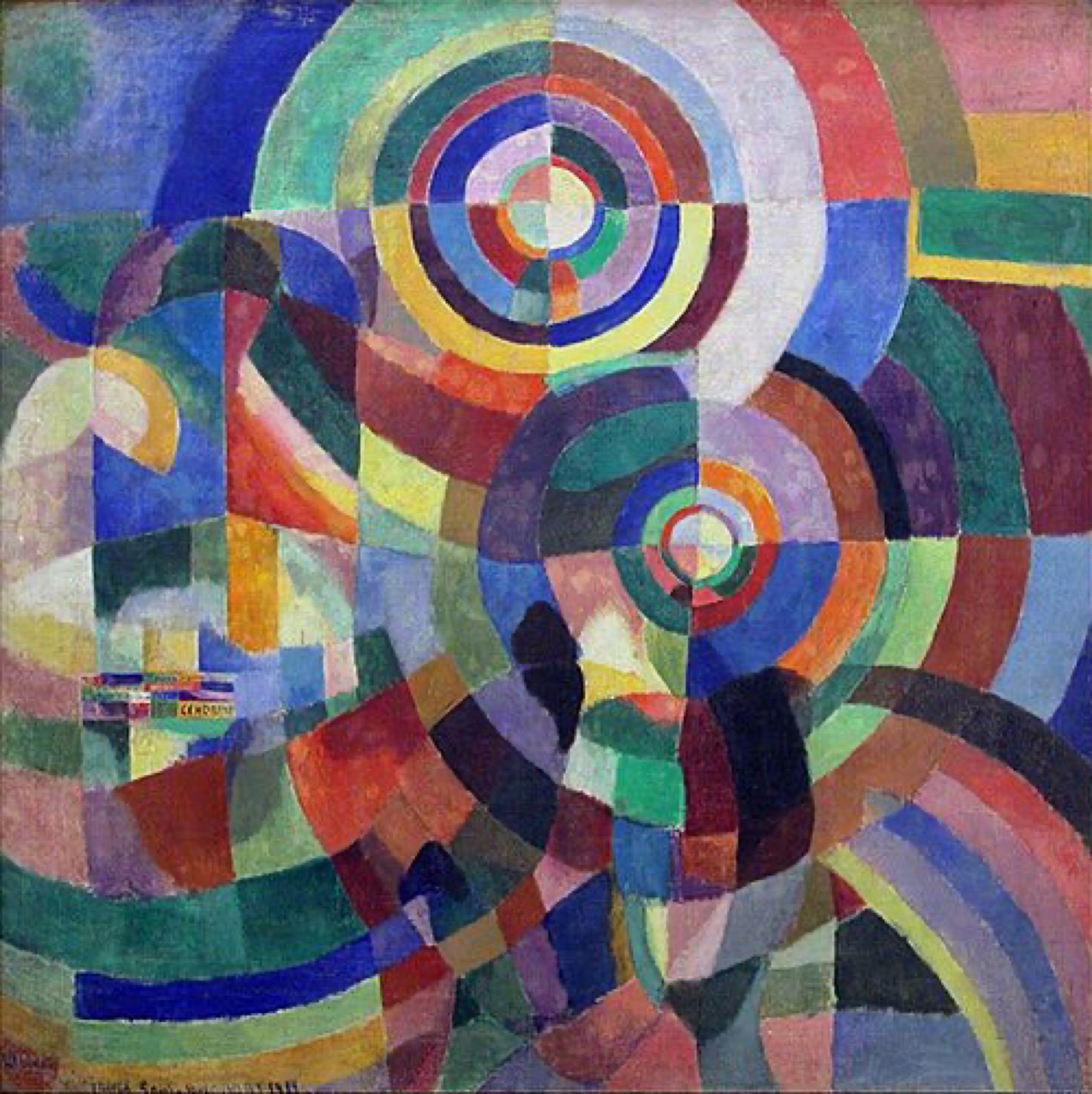 Prismas eléctricos de Sonia Delaunay