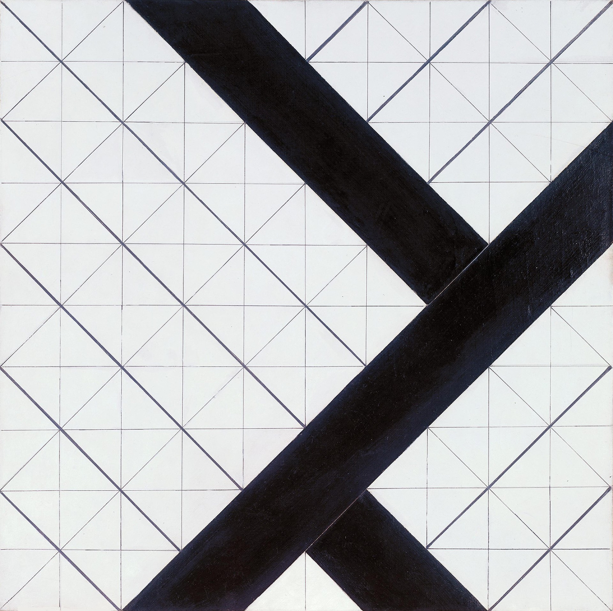 Contra-composición VI de Theo van Doesburg