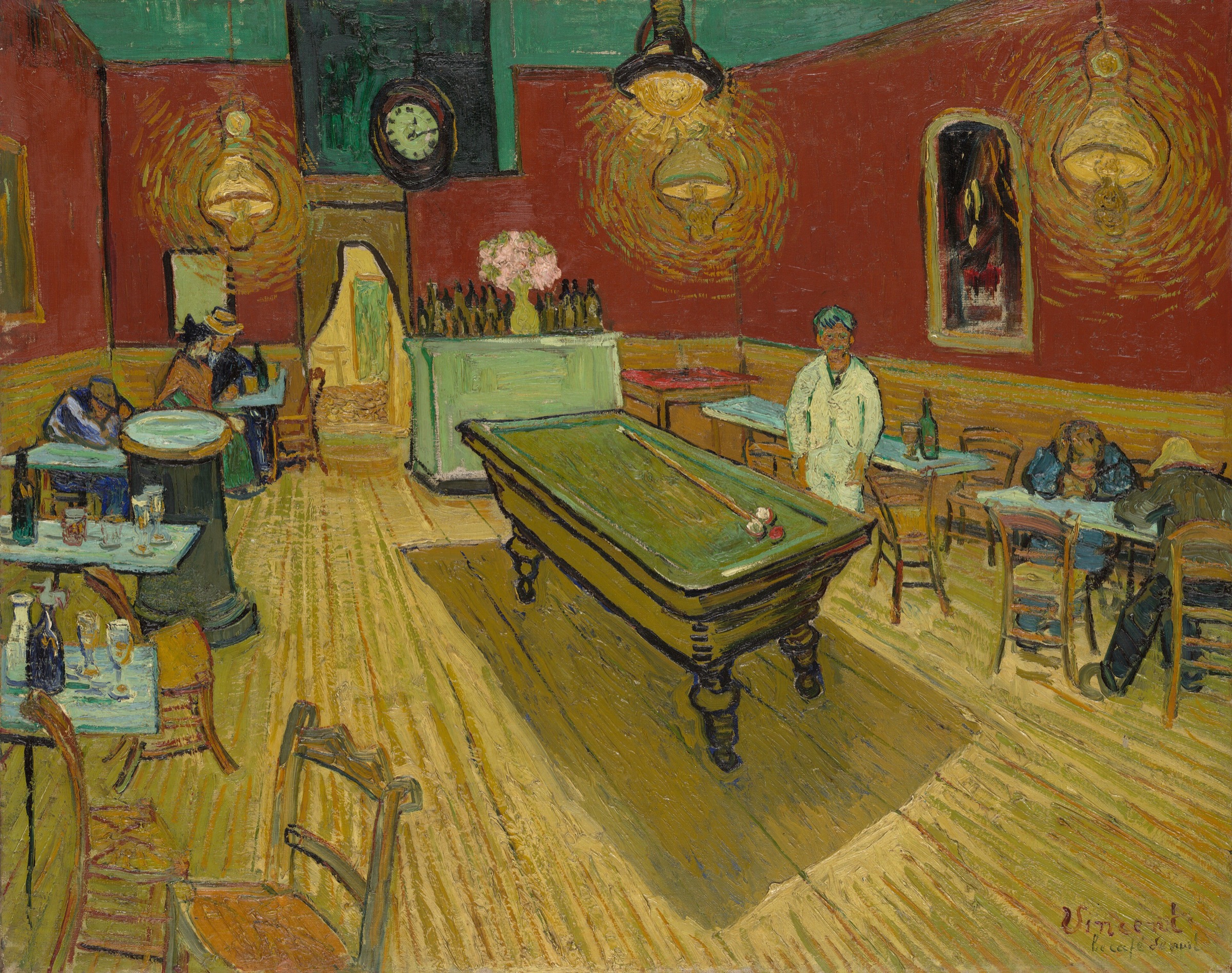 El cafe de noche de Vincent van Gogh