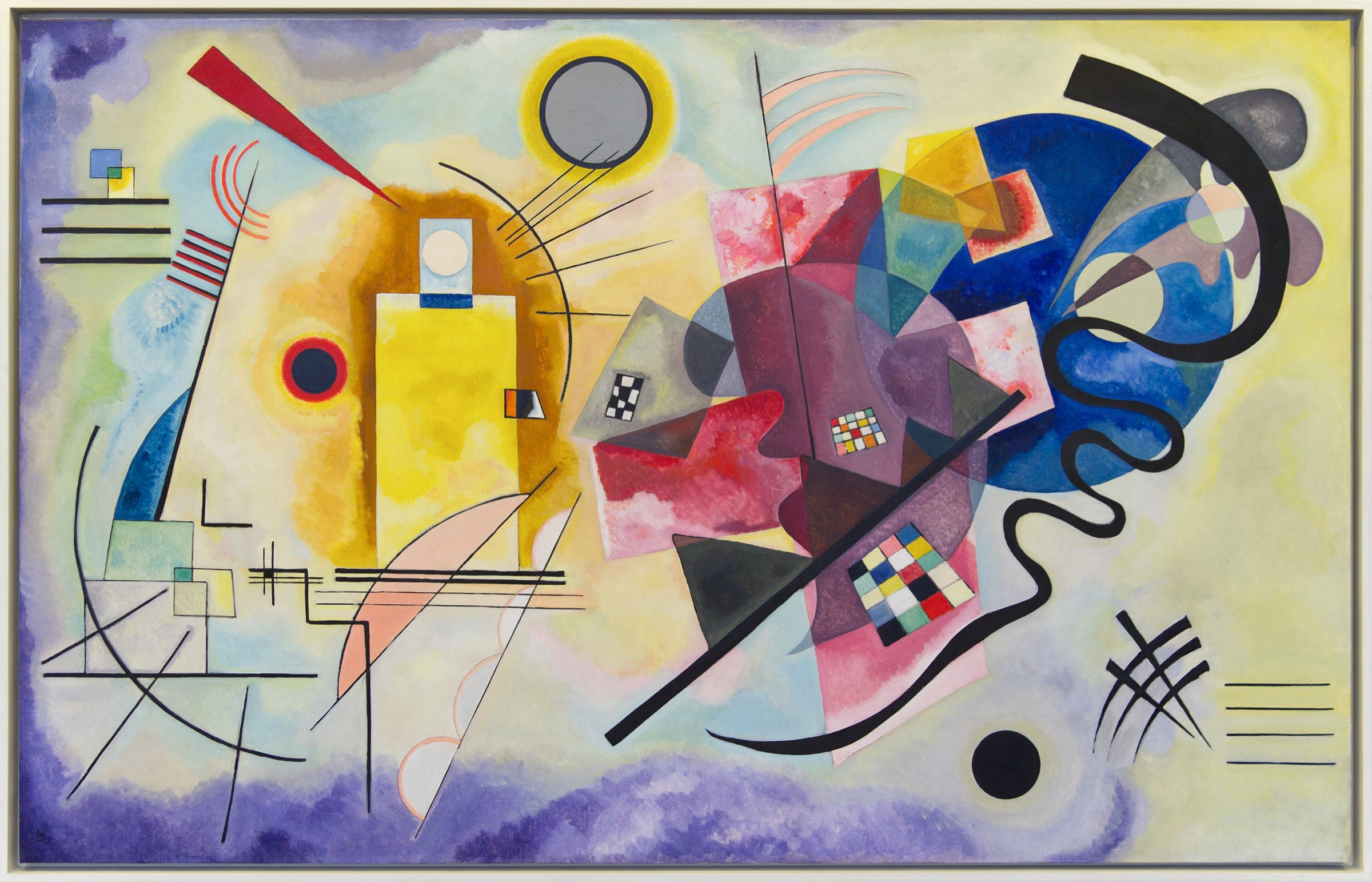 Amarillo-Rojo-Azul de Wassily Kandinsky