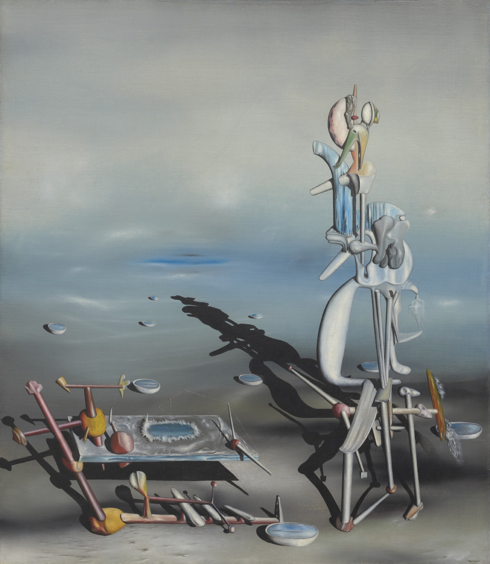 Divisibilidad indefinida de Yves Tanguy
